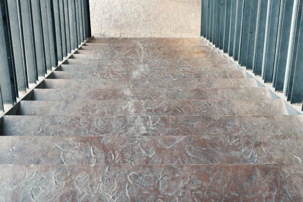 Cost of Concrete Stair Stamping in Davis